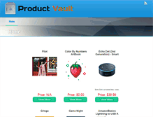 Tablet Screenshot of productvault.com